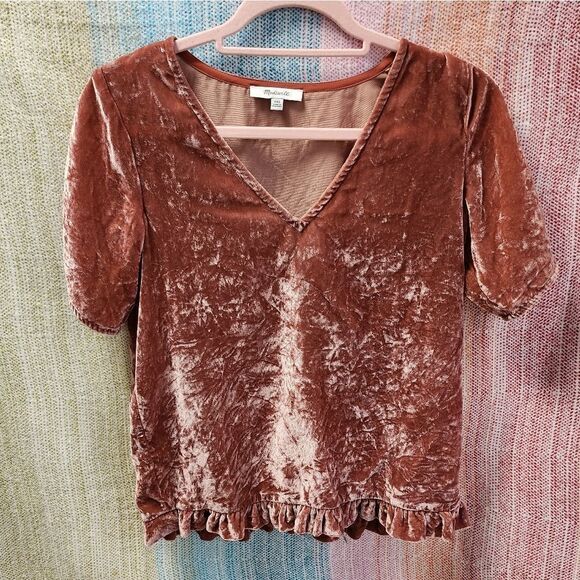 Madewell Tulip Sleeve Ruffle Top - Picture 8 of 8